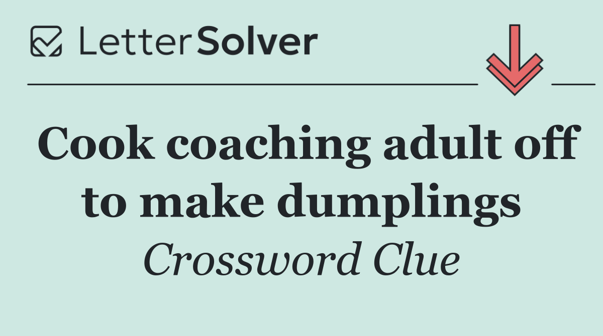 Cook coaching adult off to make dumplings