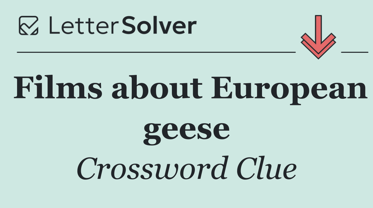 Films about European geese