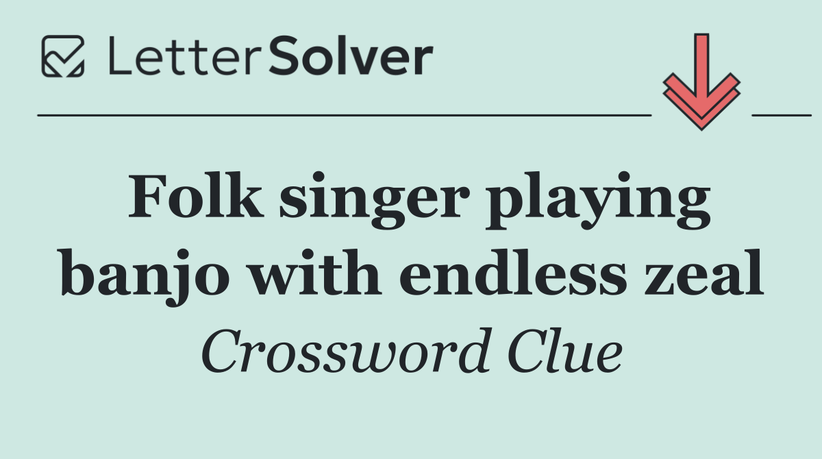 Folk singer playing banjo with endless zeal