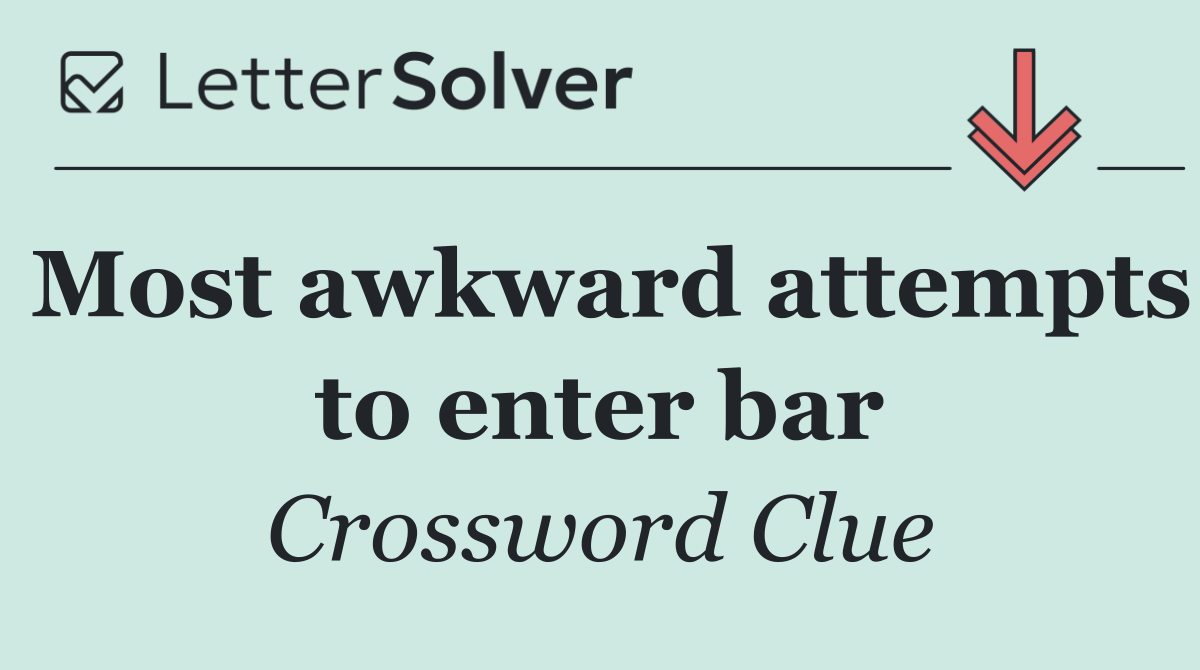 Most awkward attempts to enter bar