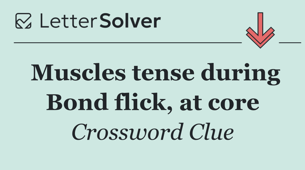 Muscles tense during Bond flick, at core