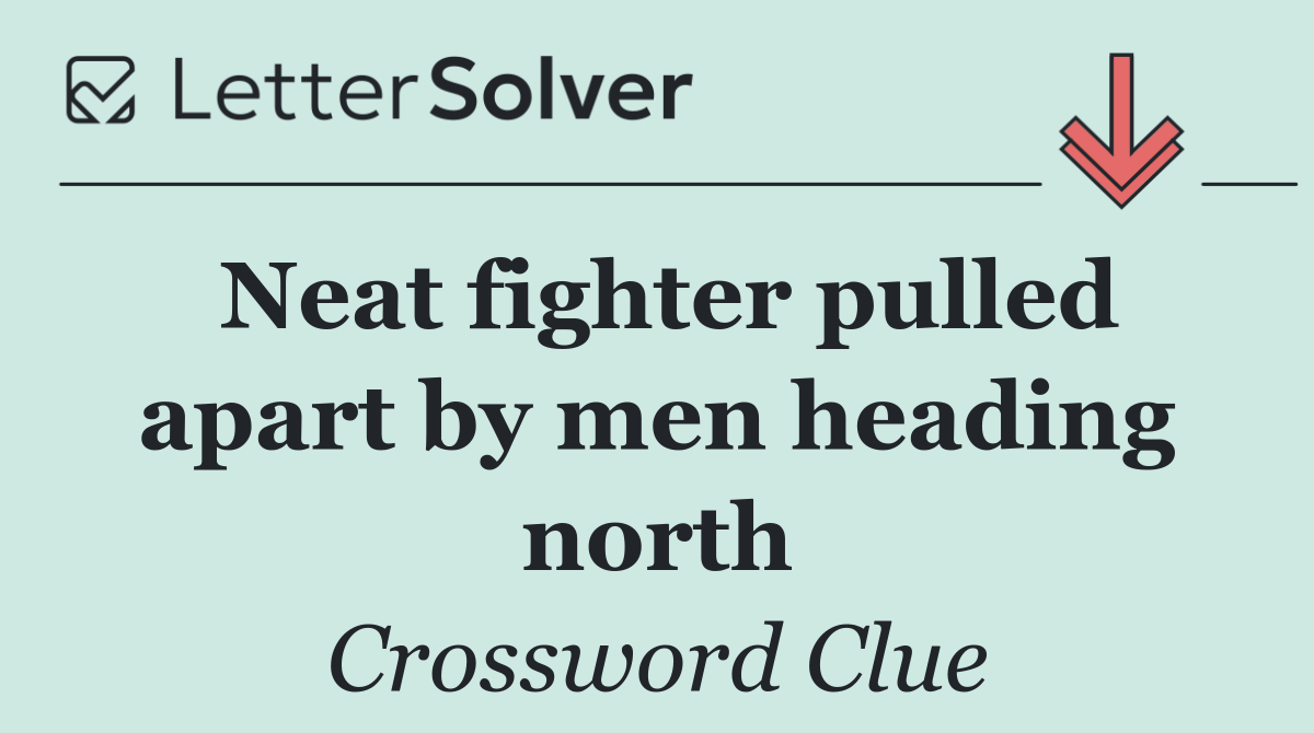 Neat fighter pulled apart by men heading north