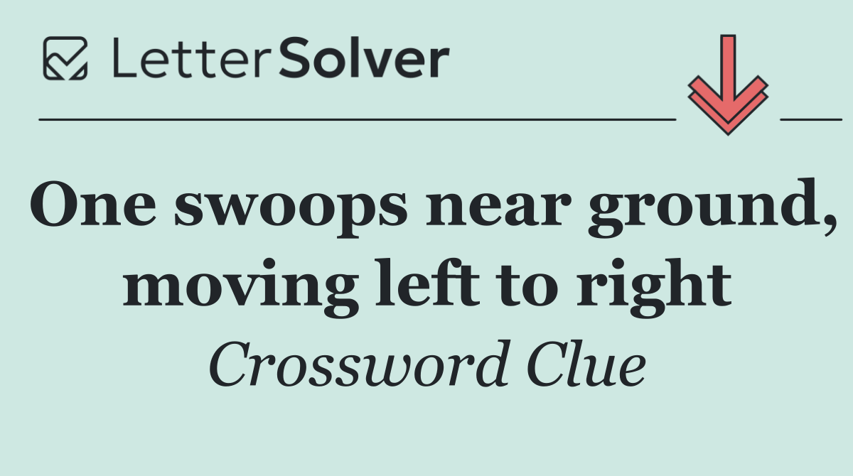 One swoops near ground, moving left to right