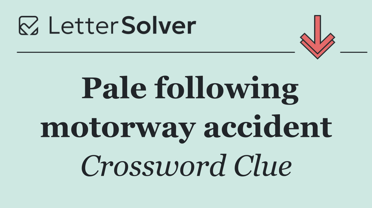 Pale following motorway accident