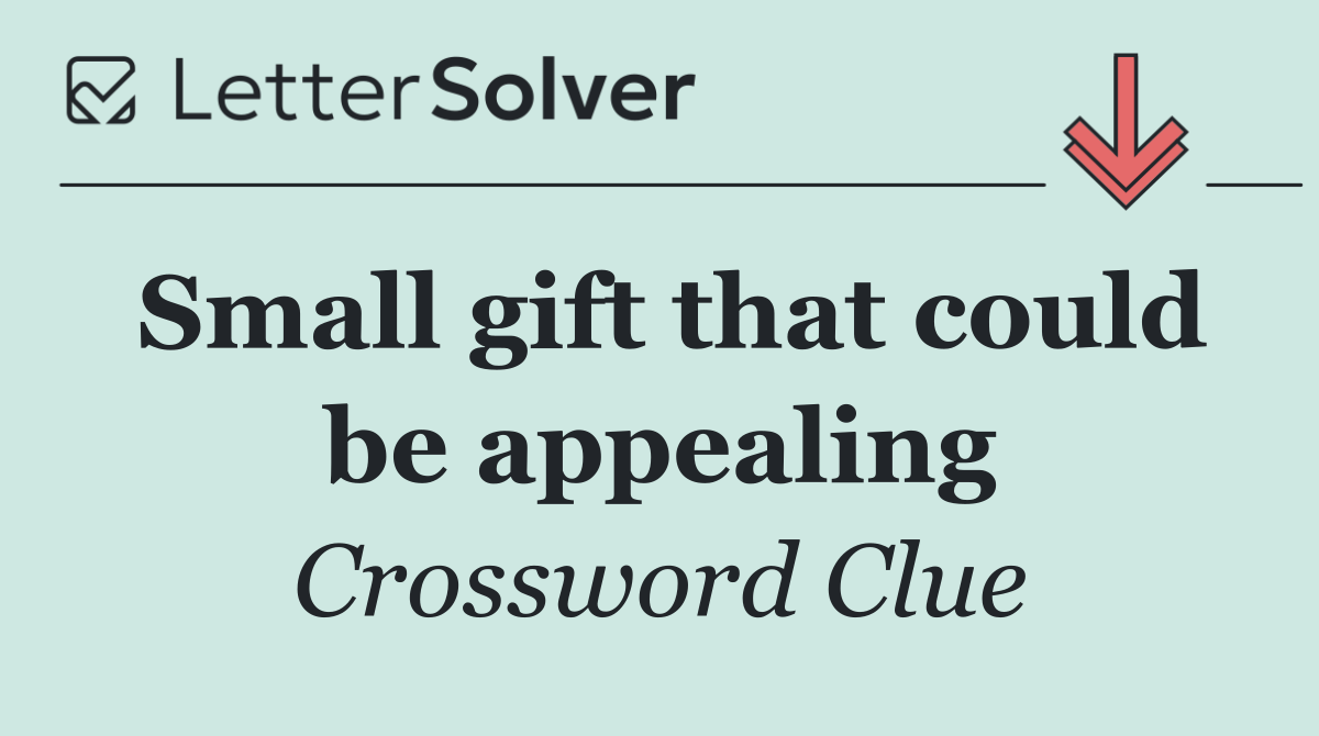 Small gift that could be appealing