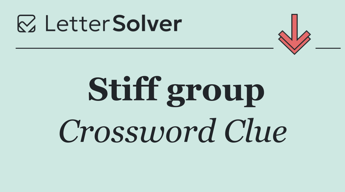 Stiff group