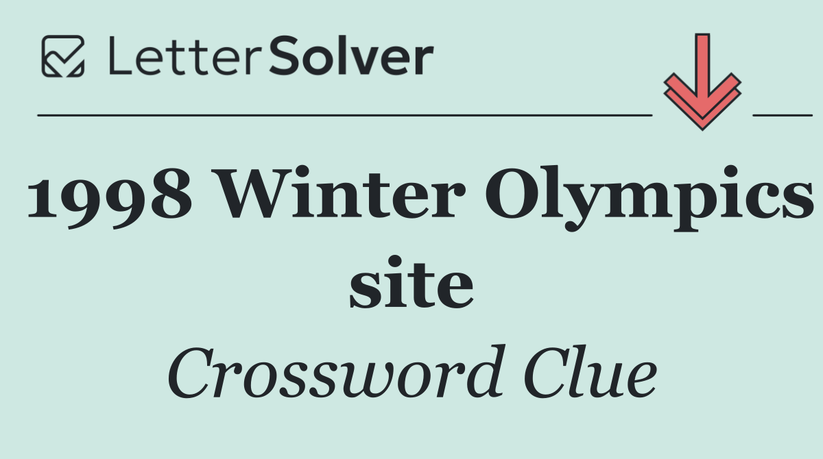 1998 Winter Olympics site