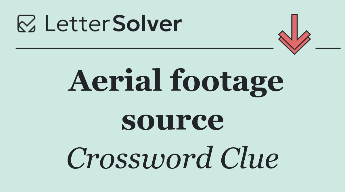 Aerial footage source