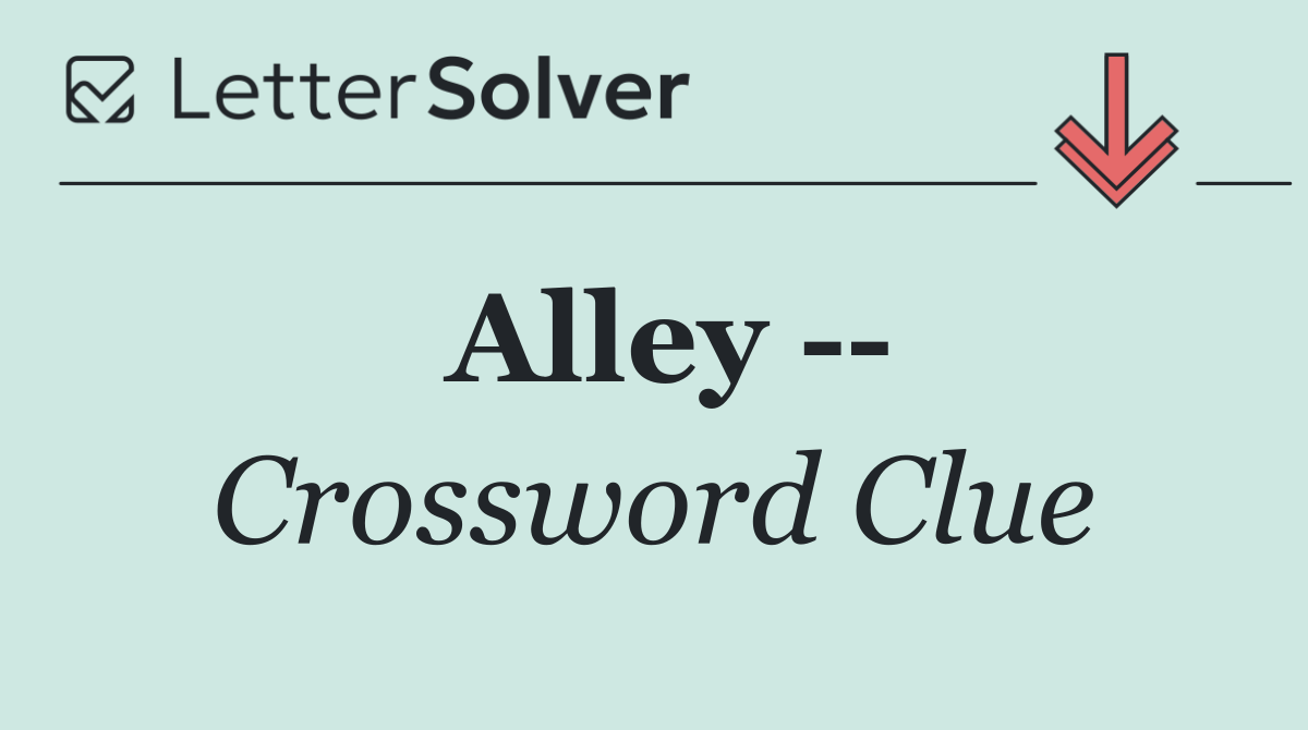 Alley   