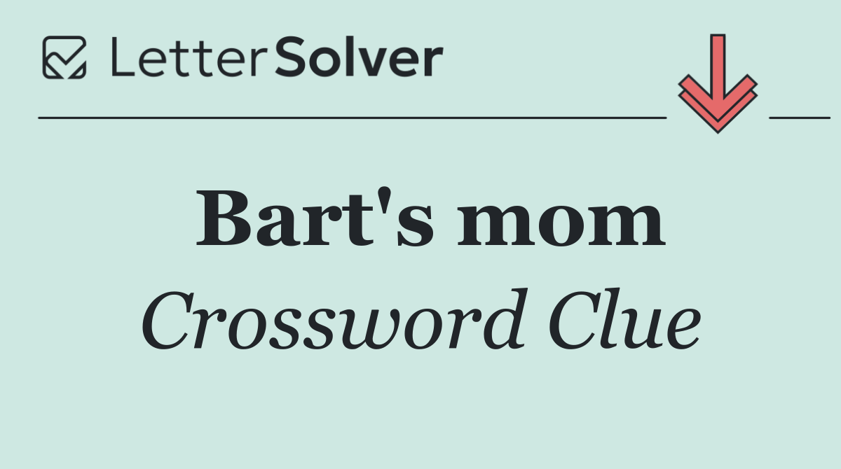 Bart's mom