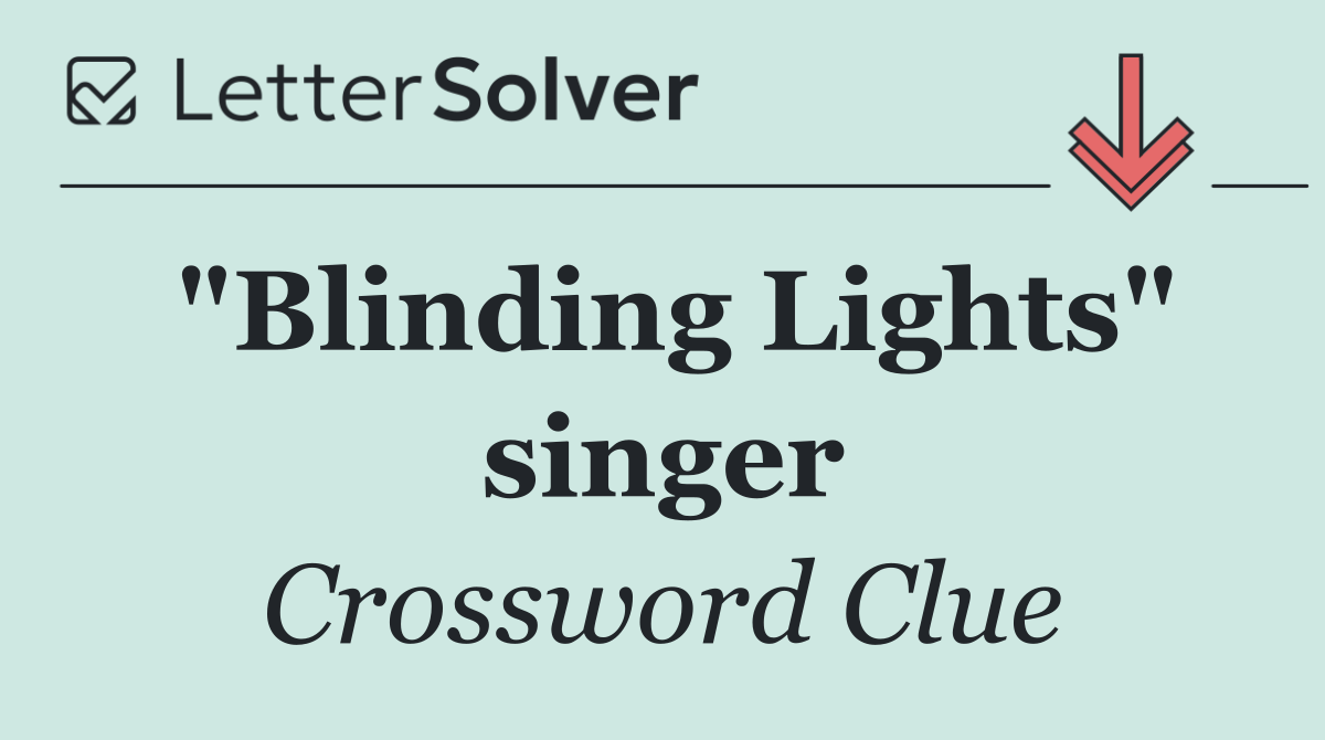 "Blinding Lights" singer