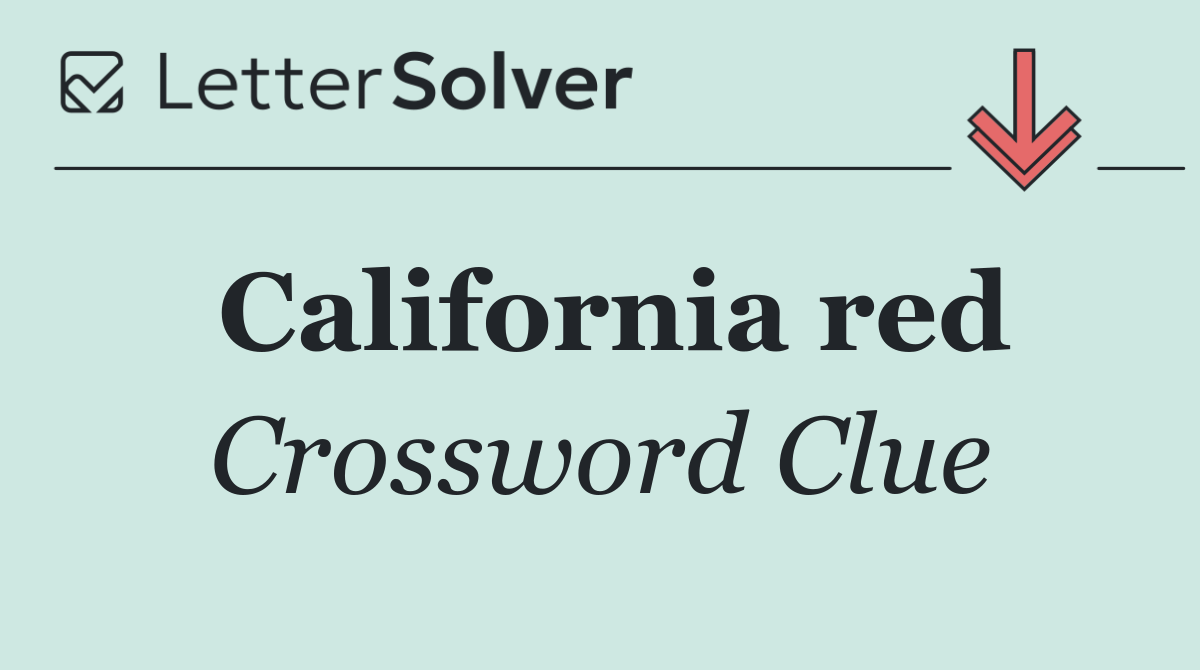 California red