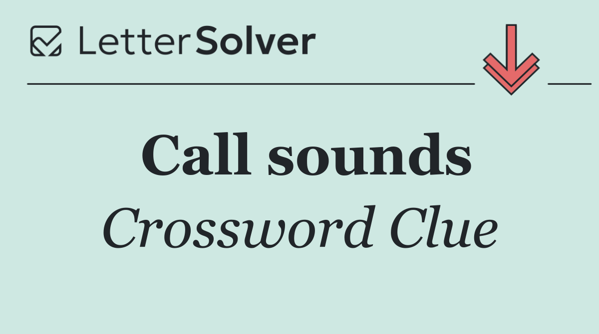 Call sounds