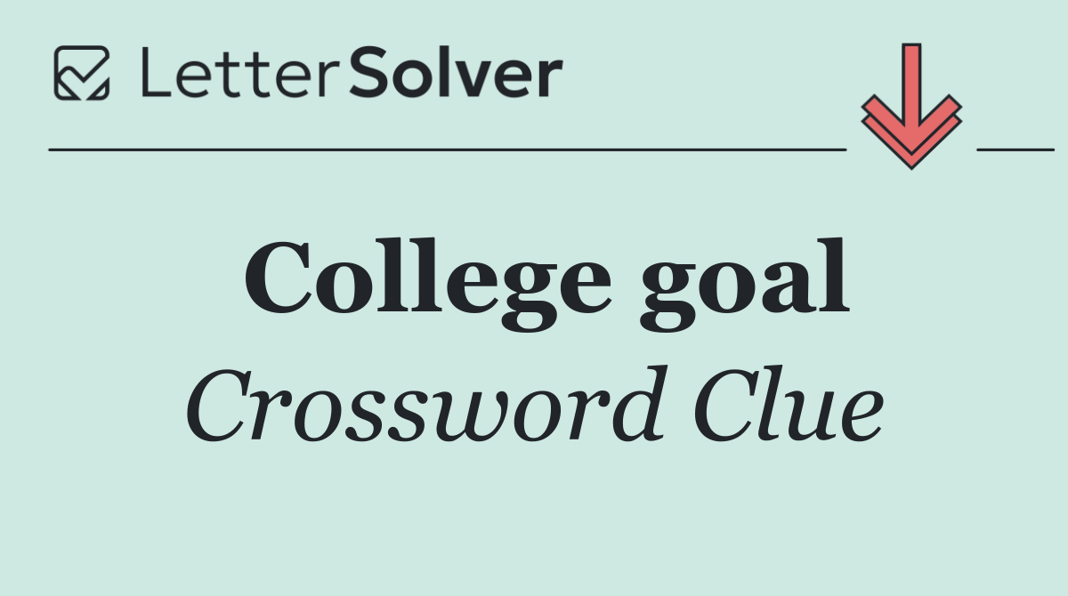 College goal