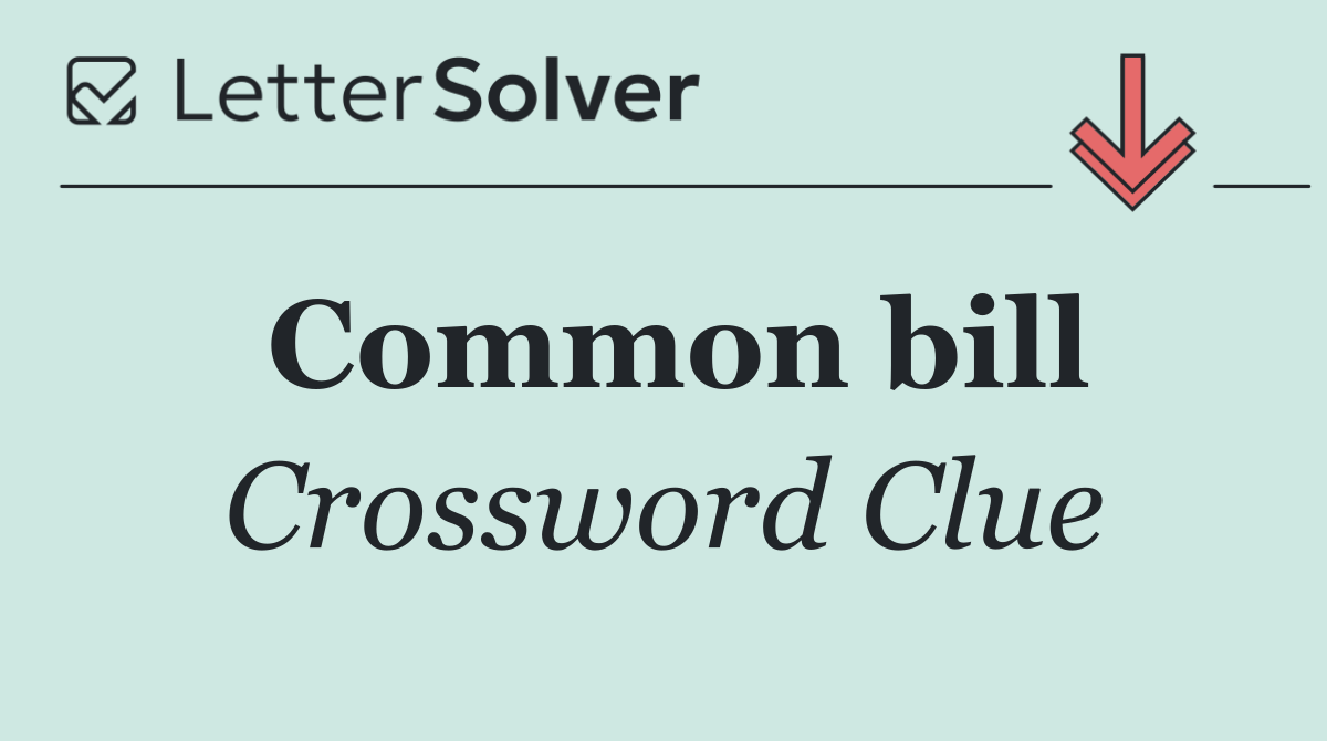 Common bill