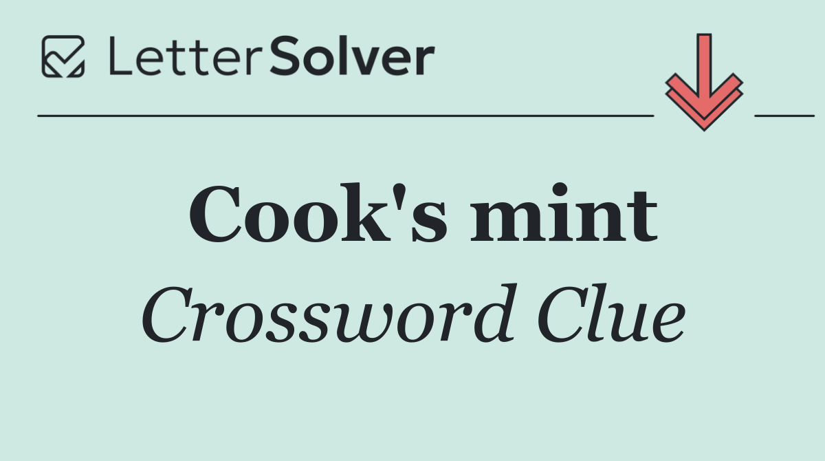 Cook's mint