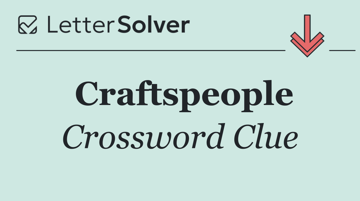 Craftspeople