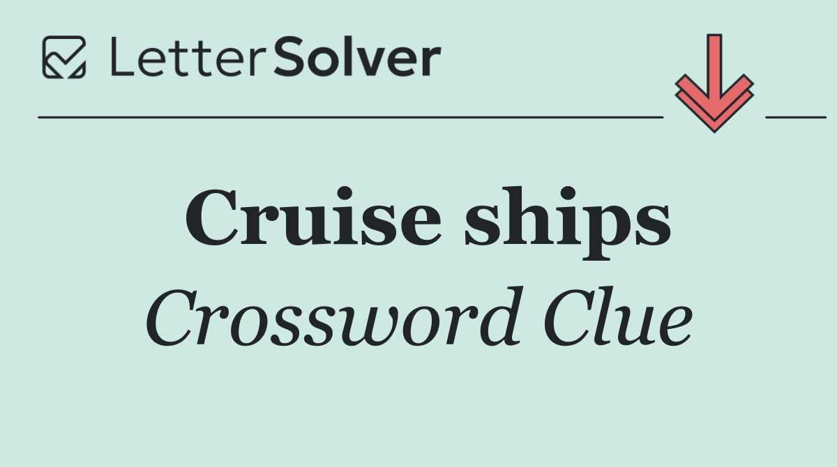 Cruise ships