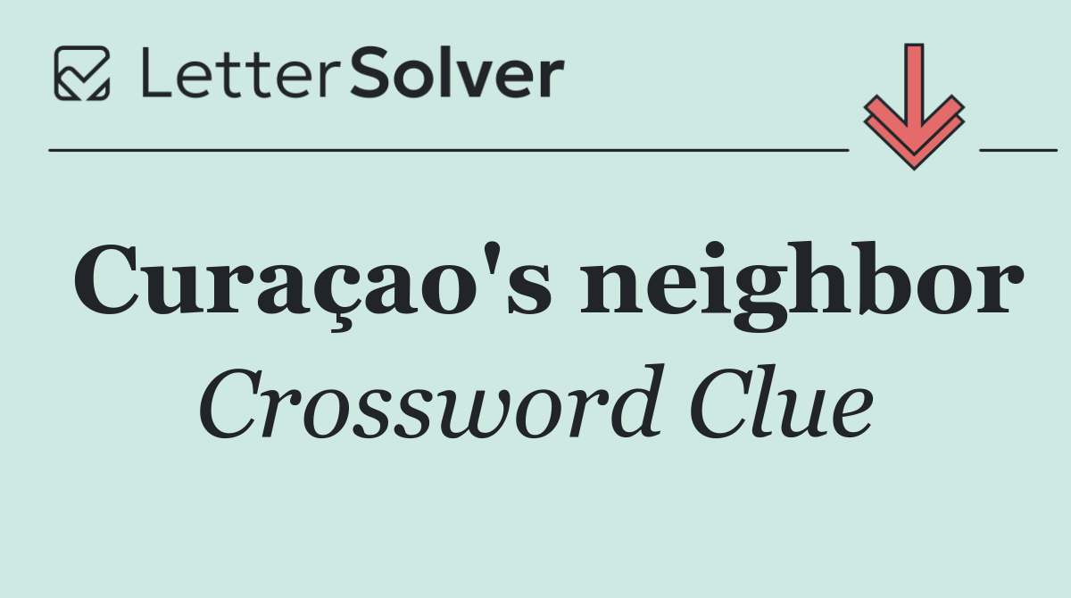 Curaçao's neighbor