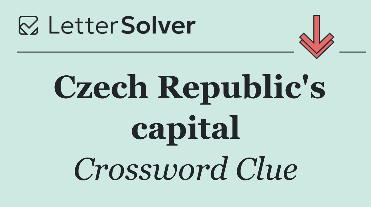 Czech Republic's capital