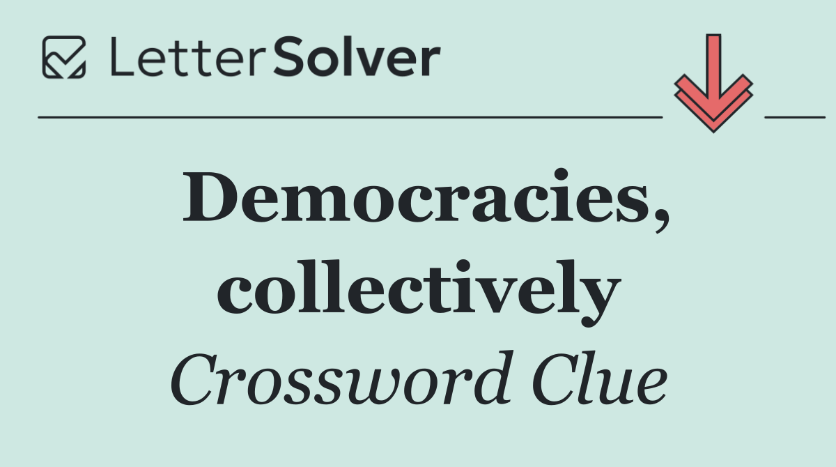 Democracies, collectively
