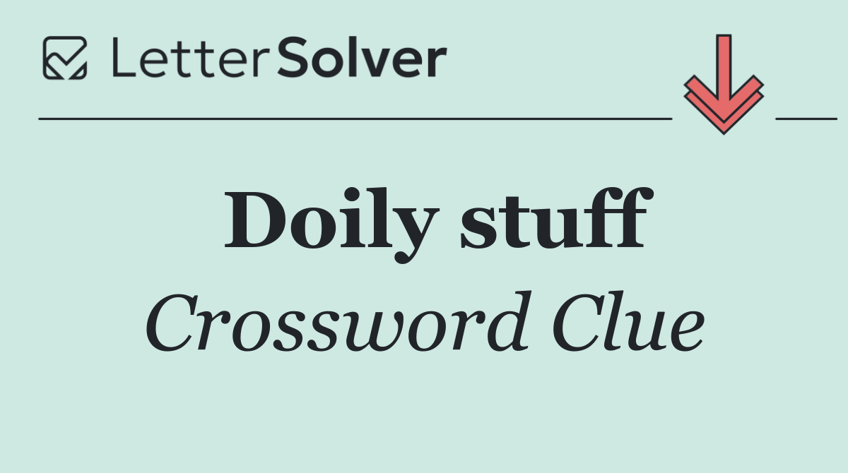 Doily stuff