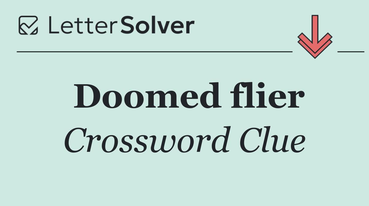 Doomed flier