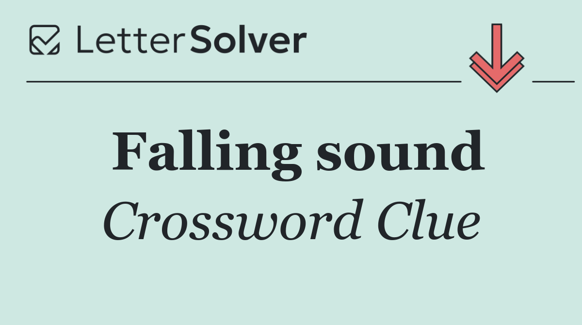 Falling sound
