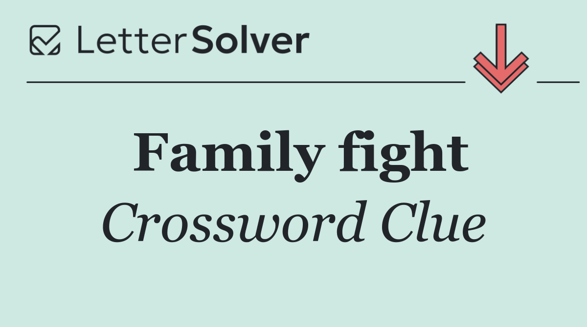 Family fight