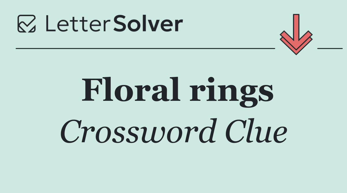 Floral rings