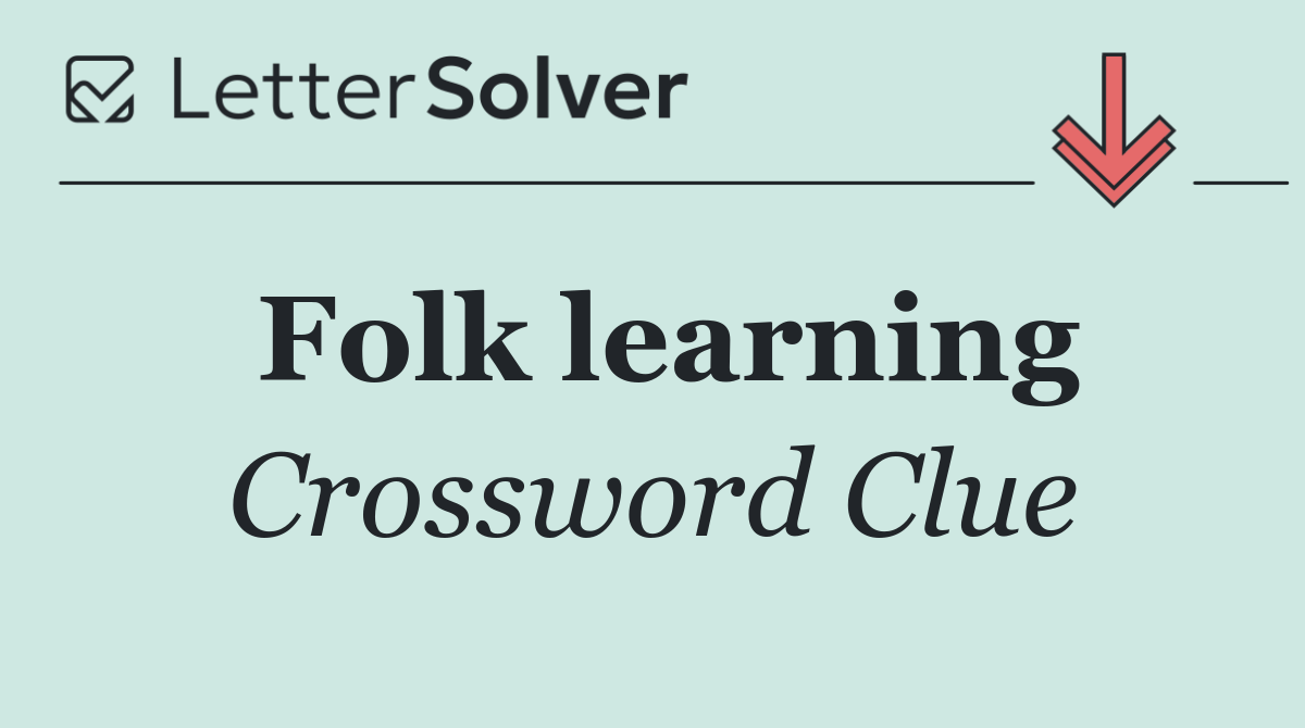 Folk learning