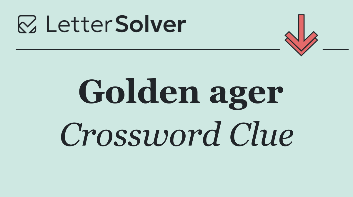 Golden ager