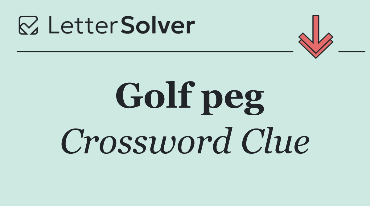 Golf peg