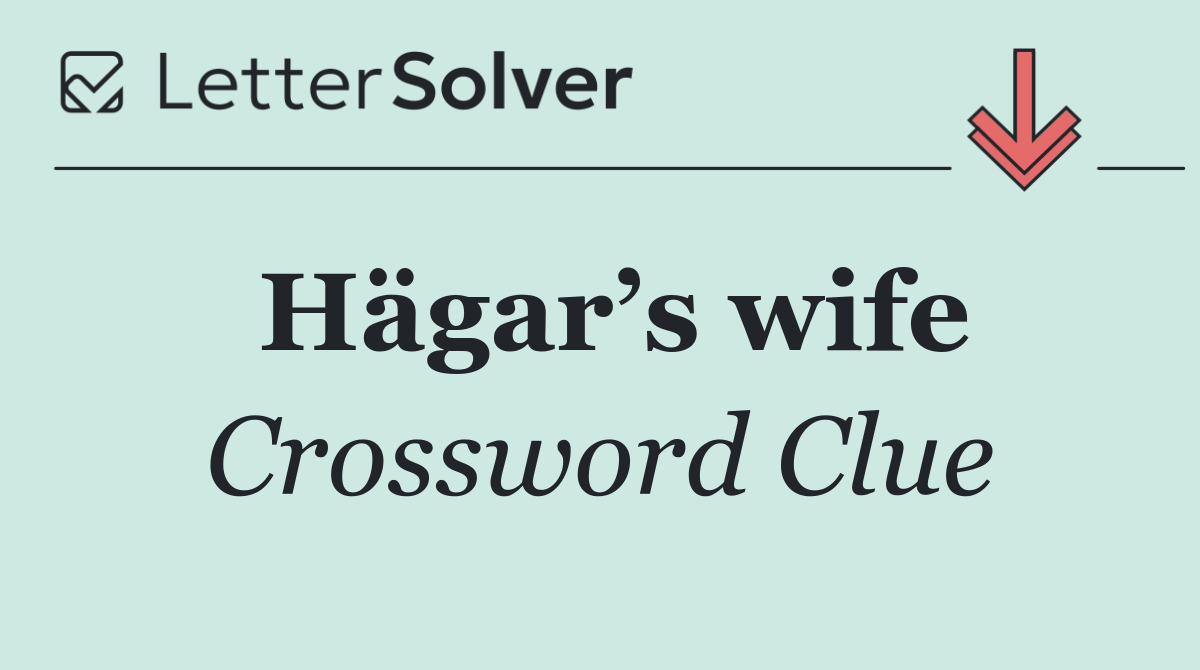 Hägar’s wife