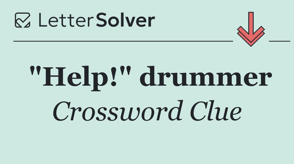 "Help!" drummer