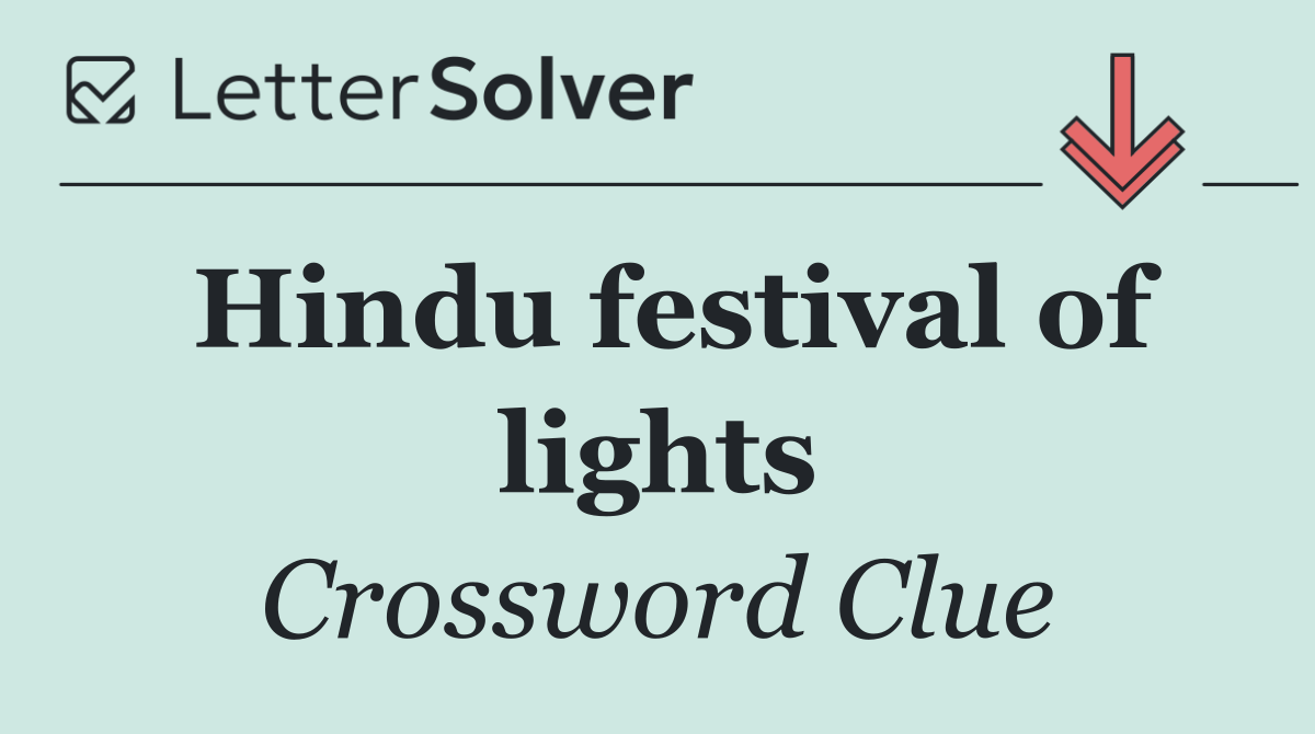 Hindu festival of lights