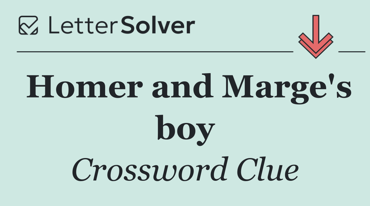 Homer and Marge's boy