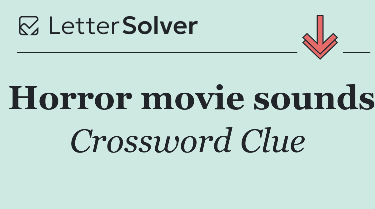 Horror movie sounds