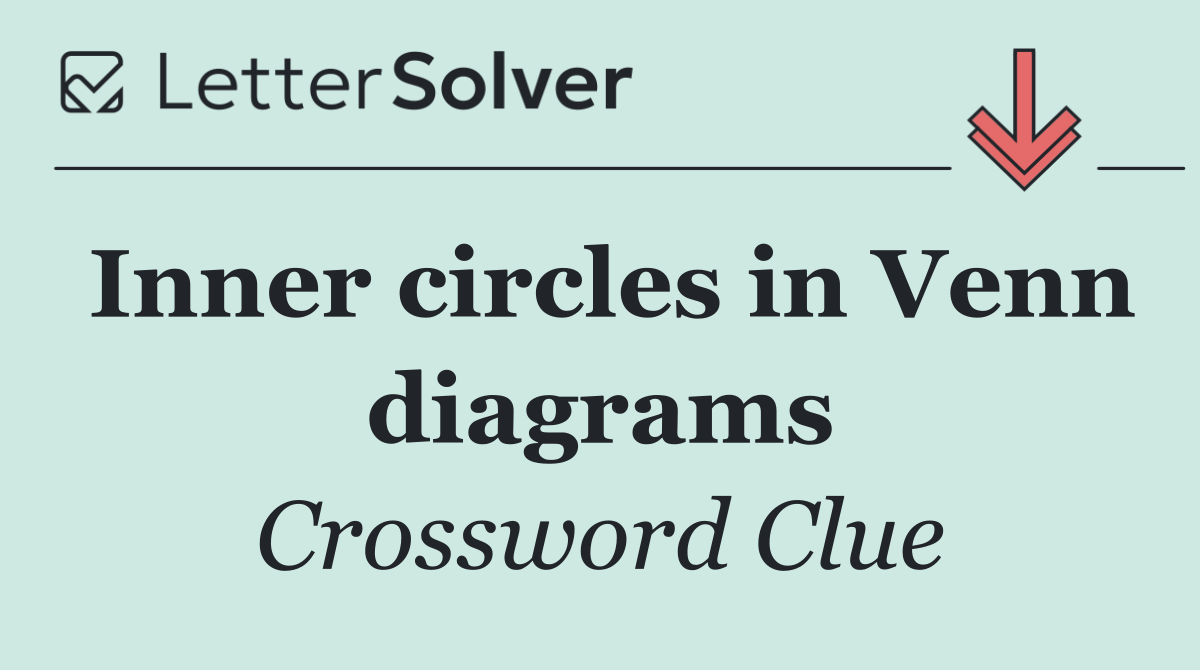 Inner circles in Venn diagrams