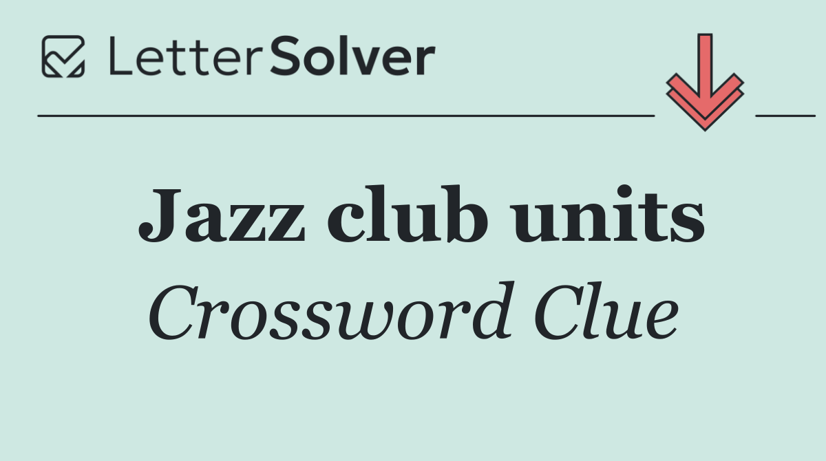 Jazz club units