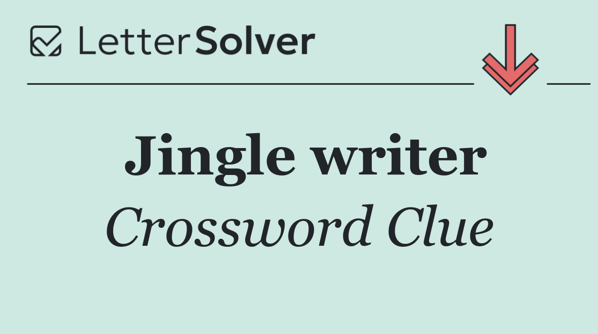 Jingle writer