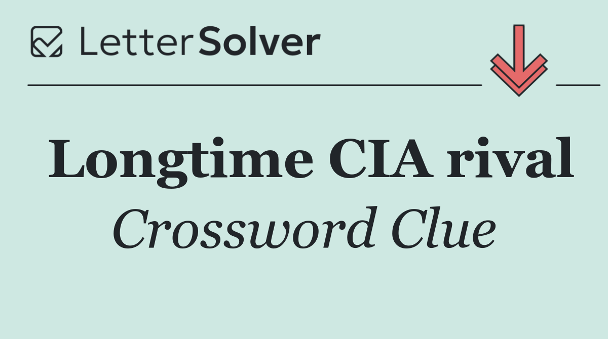 Longtime CIA rival