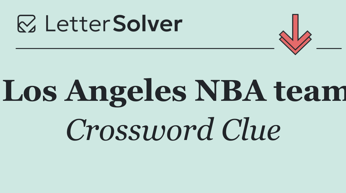 Los Angeles NBA team