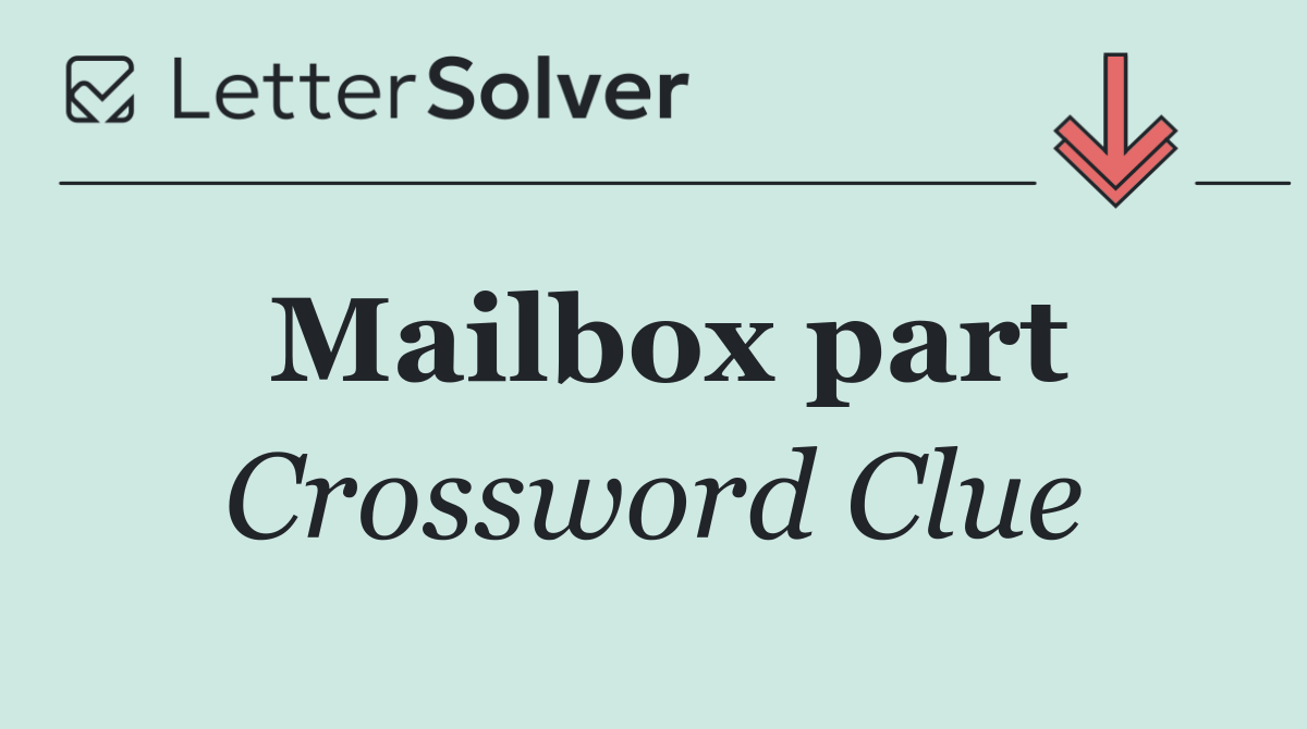 Mailbox part