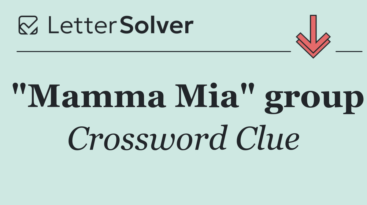 "Mamma Mia" group
