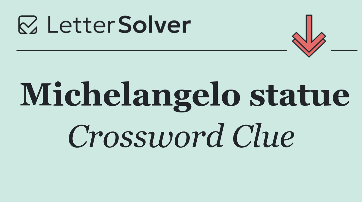 Michelangelo statue