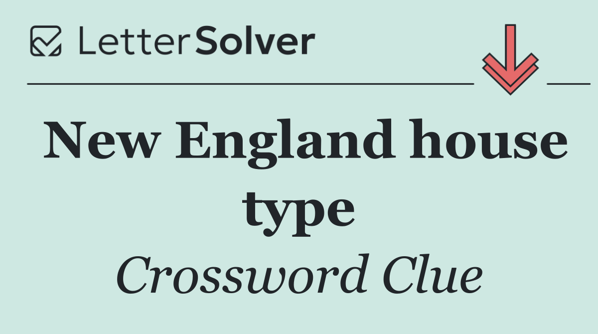 New England house type