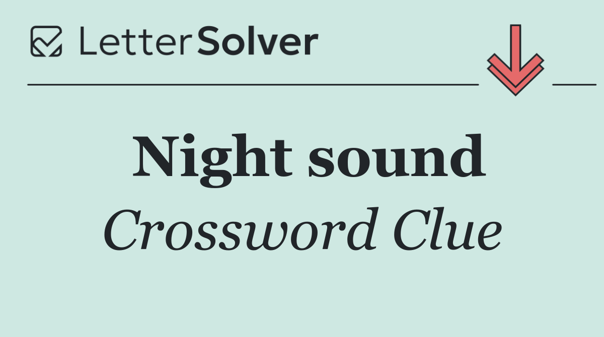 Night sound