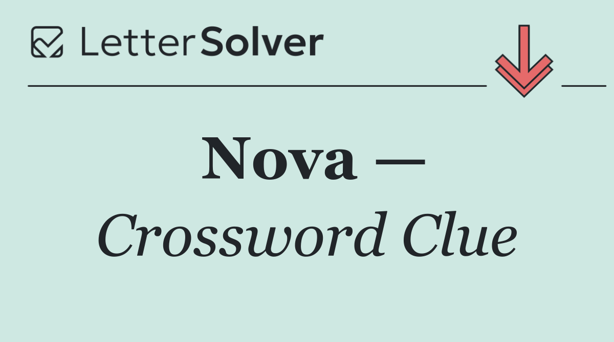 Nova —