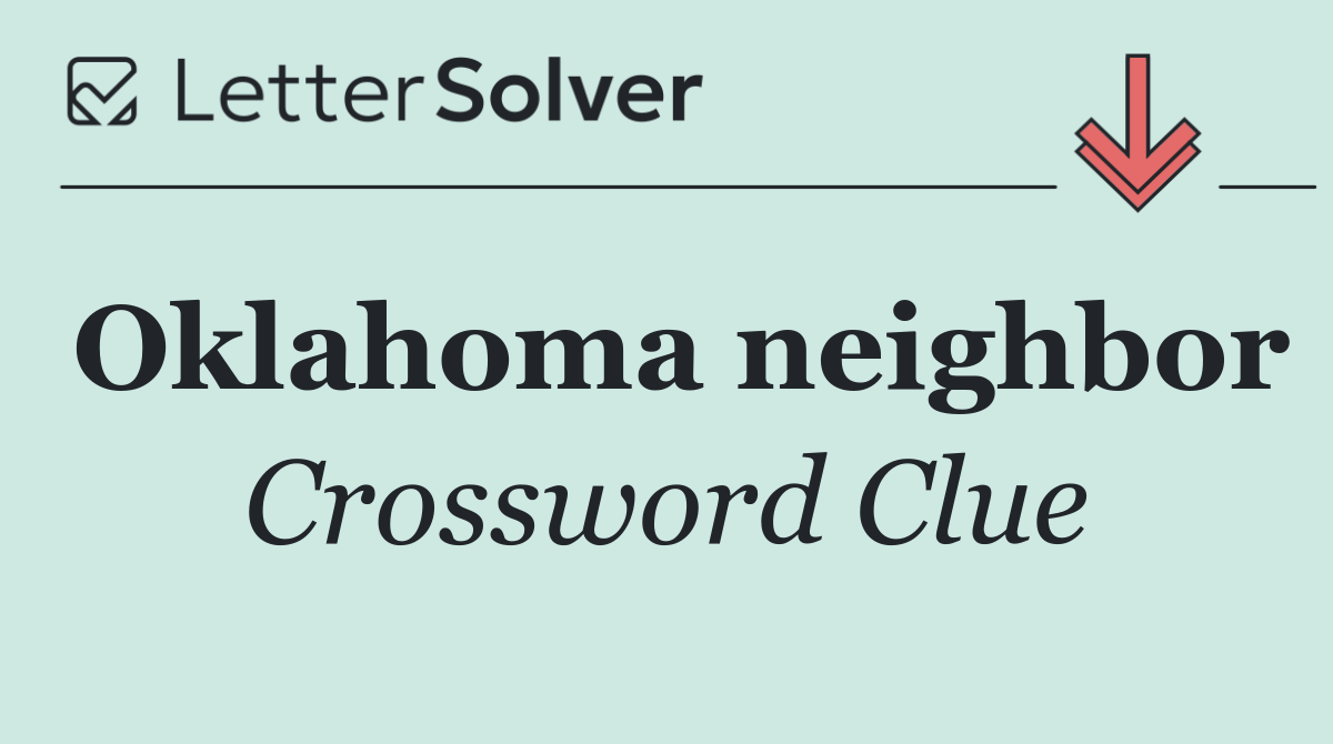 Oklahoma neighbor